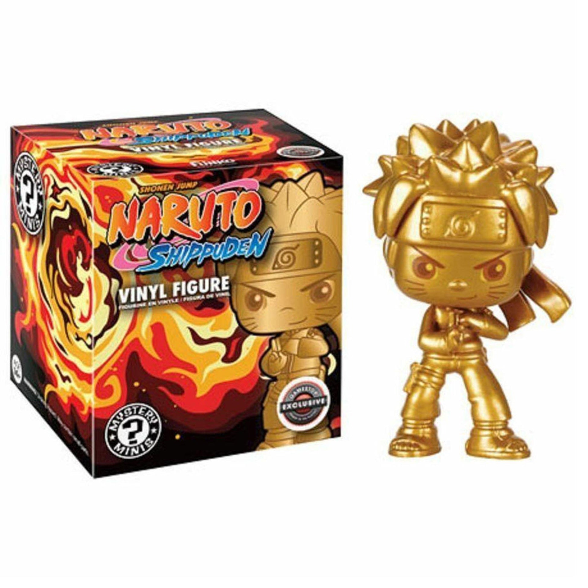 Naruto Shippuden Mystery Mini Gold Naruto Gamestop Exclusive Funko Vinyl - NEXTLEVELUK