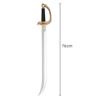 Pirates of the Caribbean Jack Sparrow Foam LARP Pirate Sword - NEXTLEVELUK
