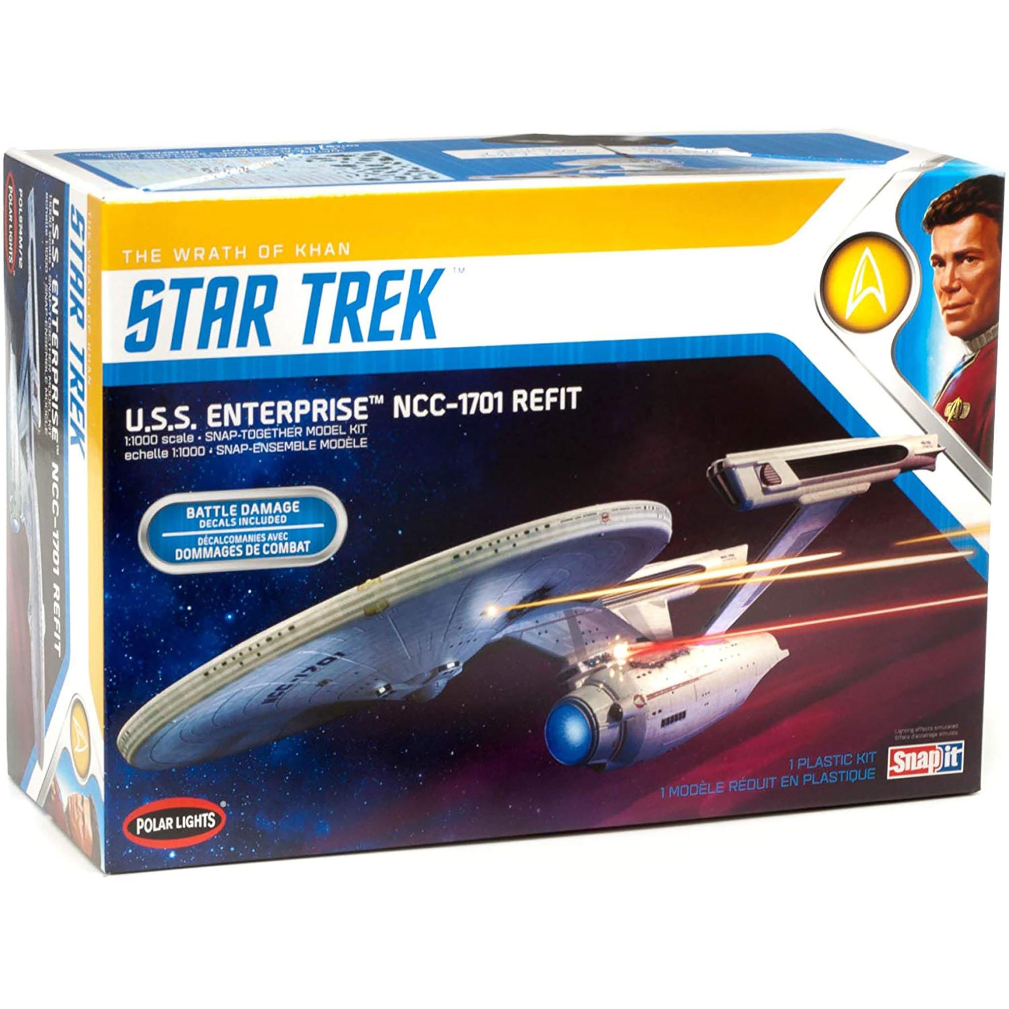 Polar Lights Polar Lights 1:1000 U.S.S. Enterprise NCC-1701-Refit-Wrath of Khan Edition POL974 - NEXTLEVELUK