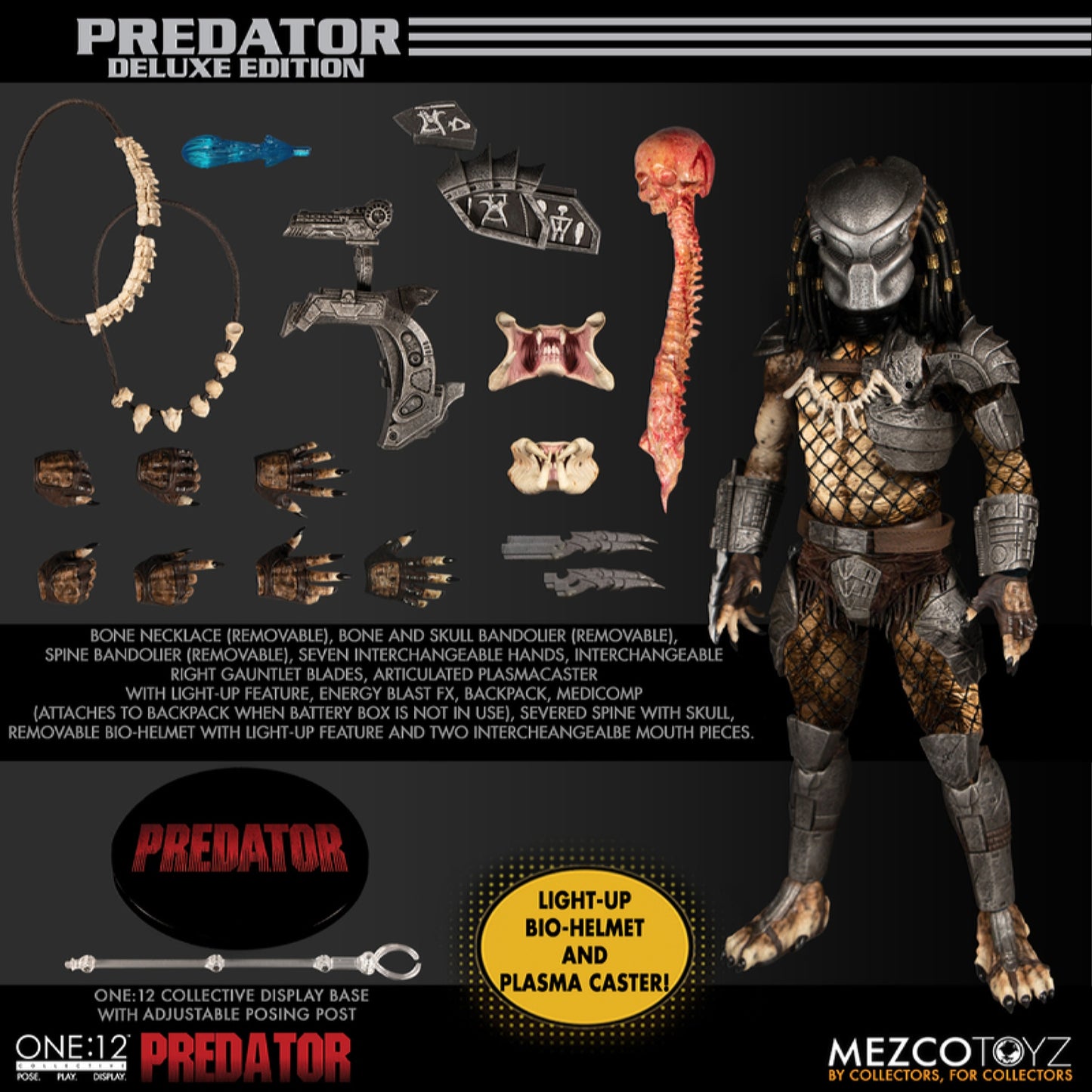 Mezco One:12 Collective Predator Deluxe Edition Action Figure