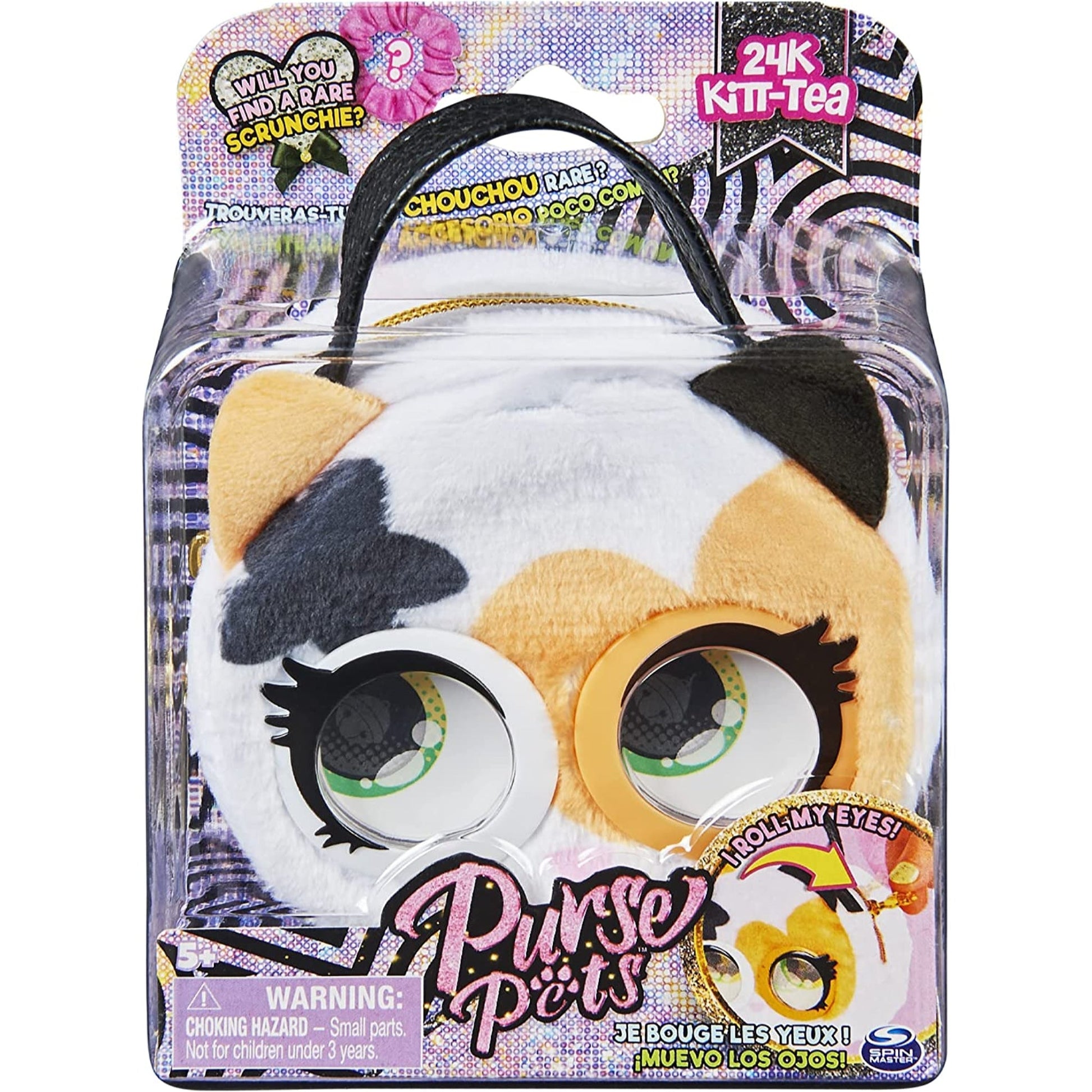 Purse Pets Micro Kitty Small Purse Bag with Eye Roll Feature - NEXTLEVELUK