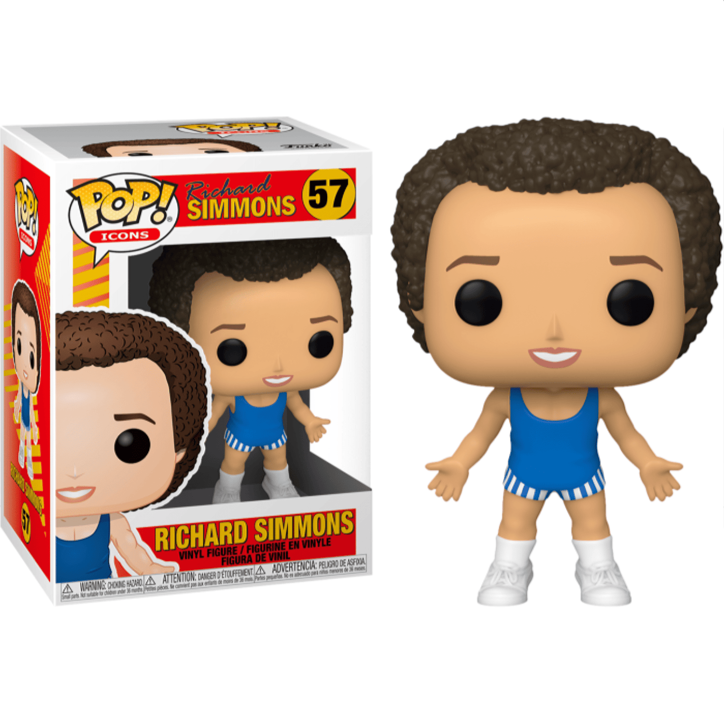 Richard Simmons in Blue Outfit Funko Pop! Vinyl Figure - NEXTLEVELUK