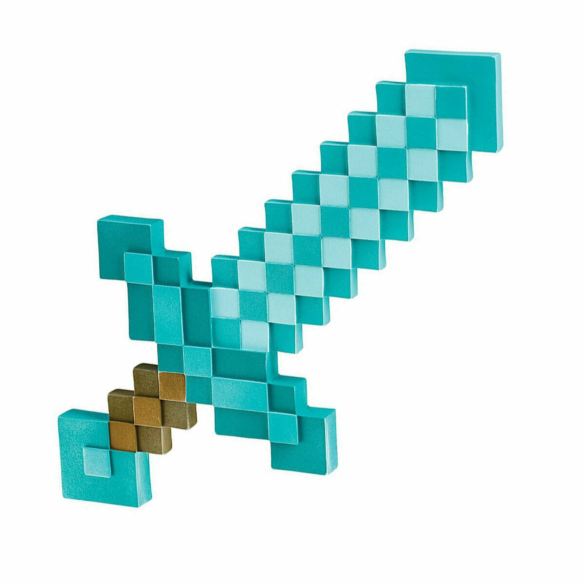 Minecraft Diamond Sword Plastic Replica