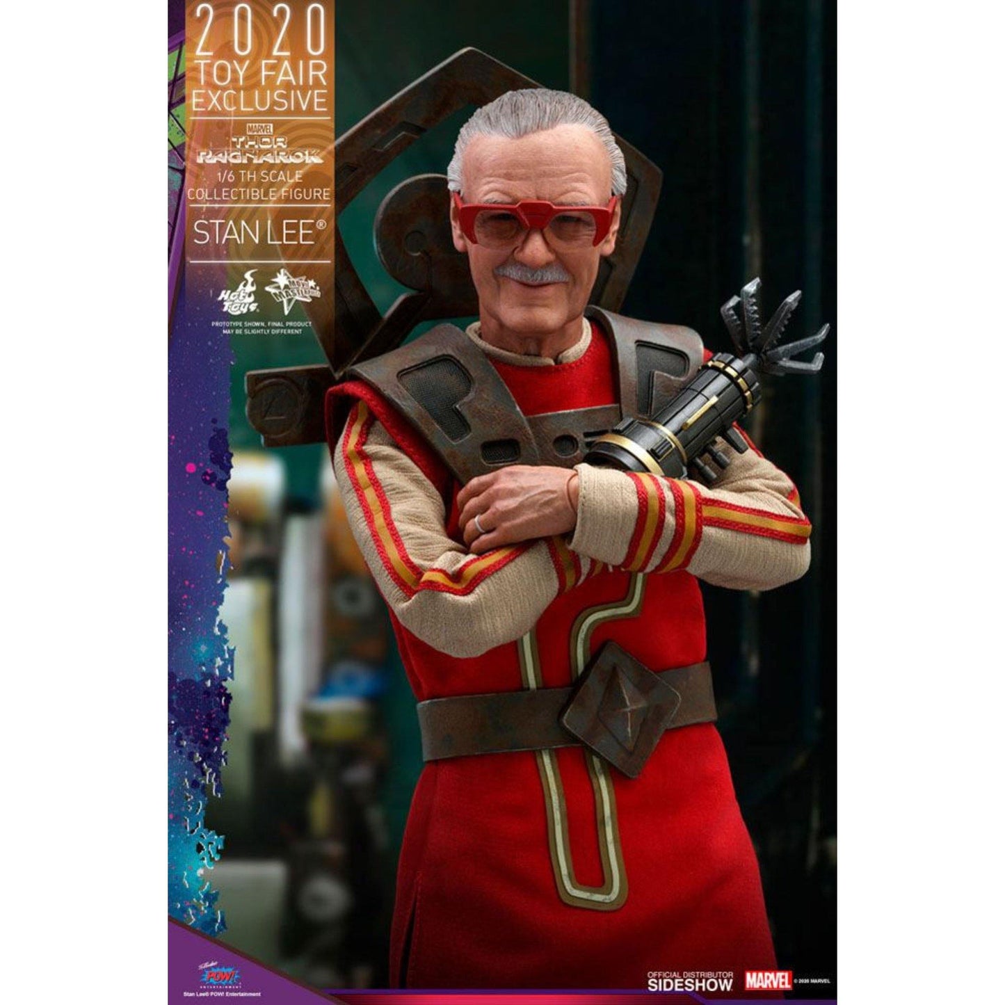 Hot Toys Marvel Thor Ragnarok Movie Masterpiece Stan Lee Figure - NEXTLEVELUK