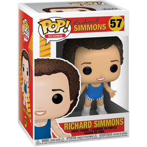Richard Simmons - Richard Simmons in Blue Outfit Funko Pop! Vinyl Figure DAMAGED OUTER BOX