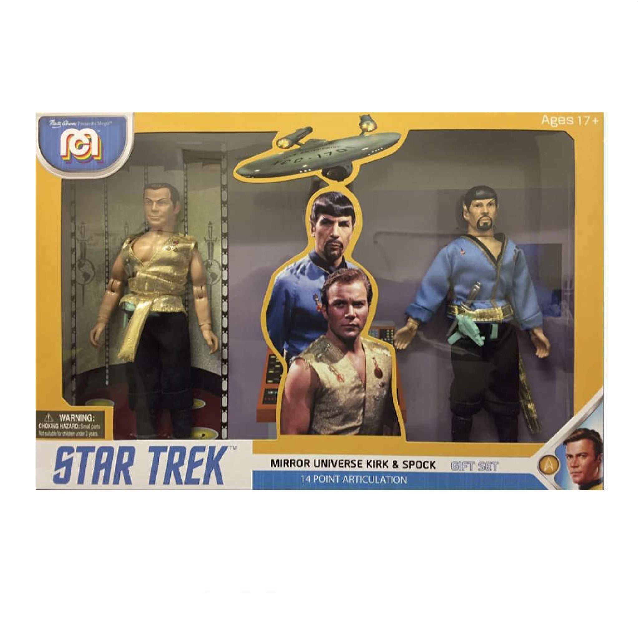 MEGO Star Trek Mirror Universe Kirk and Spock 2 Pack Figure