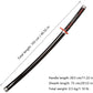 Demon Slayer Sword Tanjiro Rengoku Hilt Fire Breath Wooden Bamboo Cosplay Sword