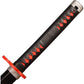Demon Slayer Sword Tanjiro Rengoku Hilt Fire Breath Wooden Bamboo Cosplay Sword