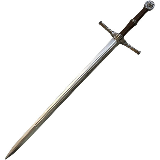 The Witcher 3 Wild Hunt Geralt of Rivia Sword Wolf Pommel PU Foam Replica - NEXTLEVELUK