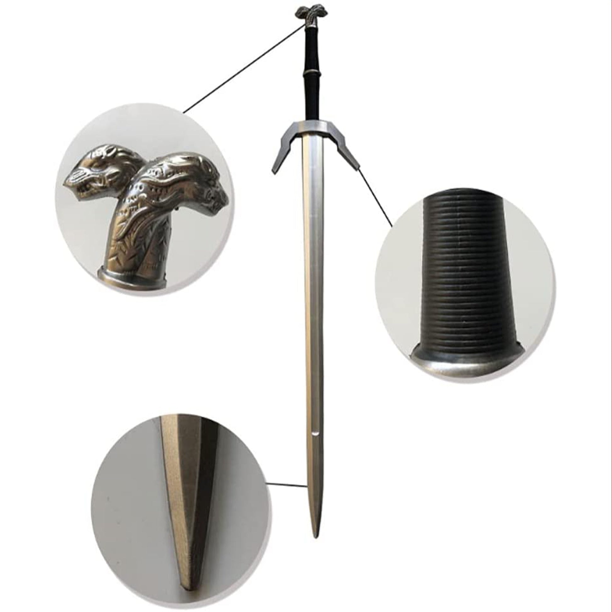 The Witcher 3 Wild Hunt Geralt of Rivia's Silver Sword Foam Replica - NEXTLEVELUK